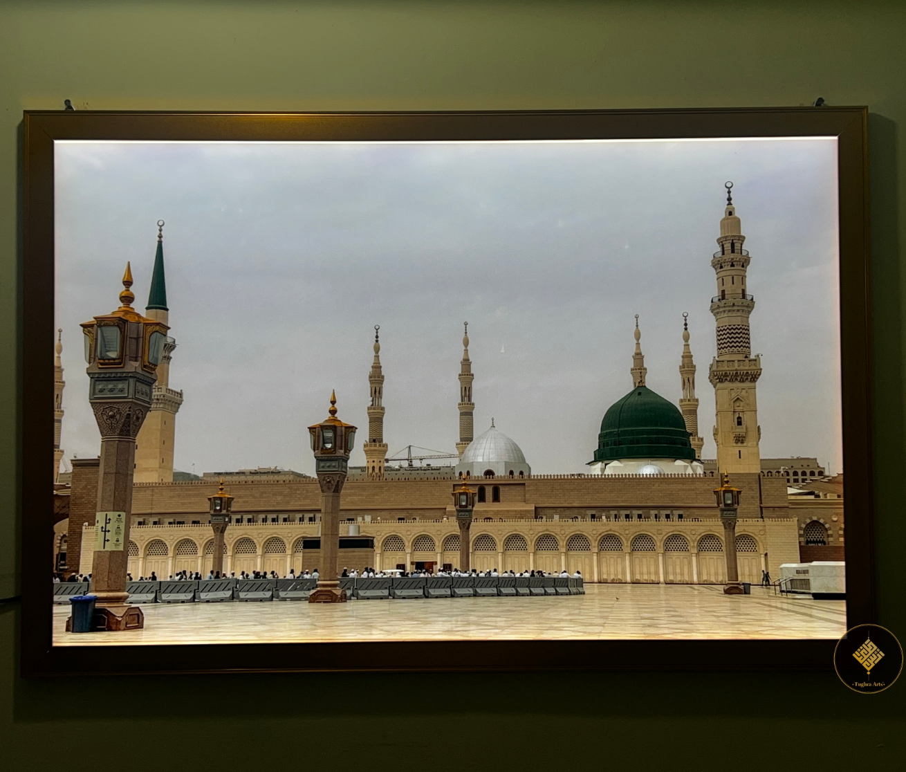 Masjid E Nabawi | Madina Sharif LED Light Frame Islamic Wall Art