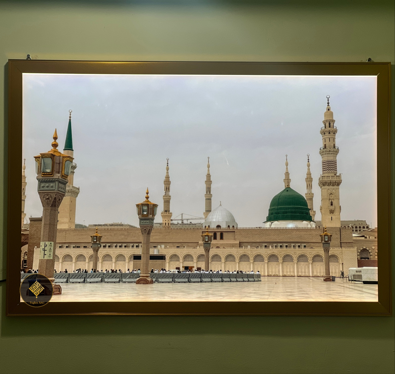 Masjid E Nabawi | Madina Sharif LED Light Frame Islamic Wall Art