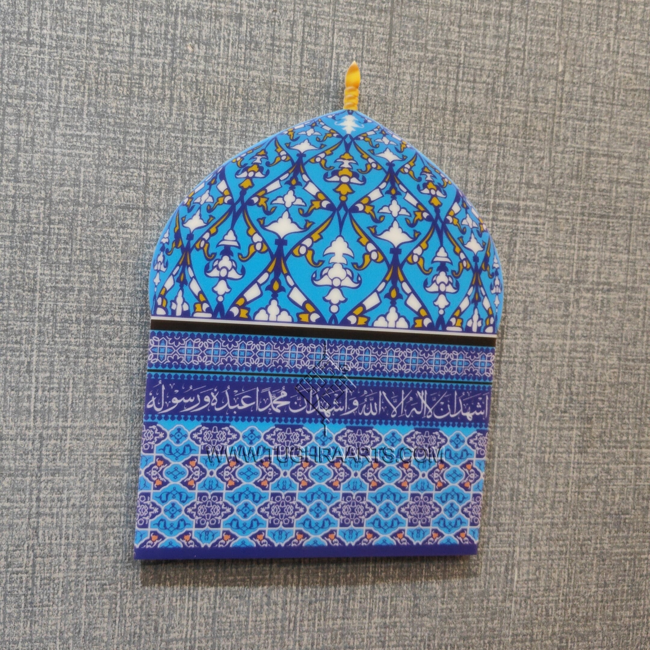 Sarkar Gaus Azam Aastana Gumbad Naqsh in Acrylic Printed Islamic Wall Art & Home Decor