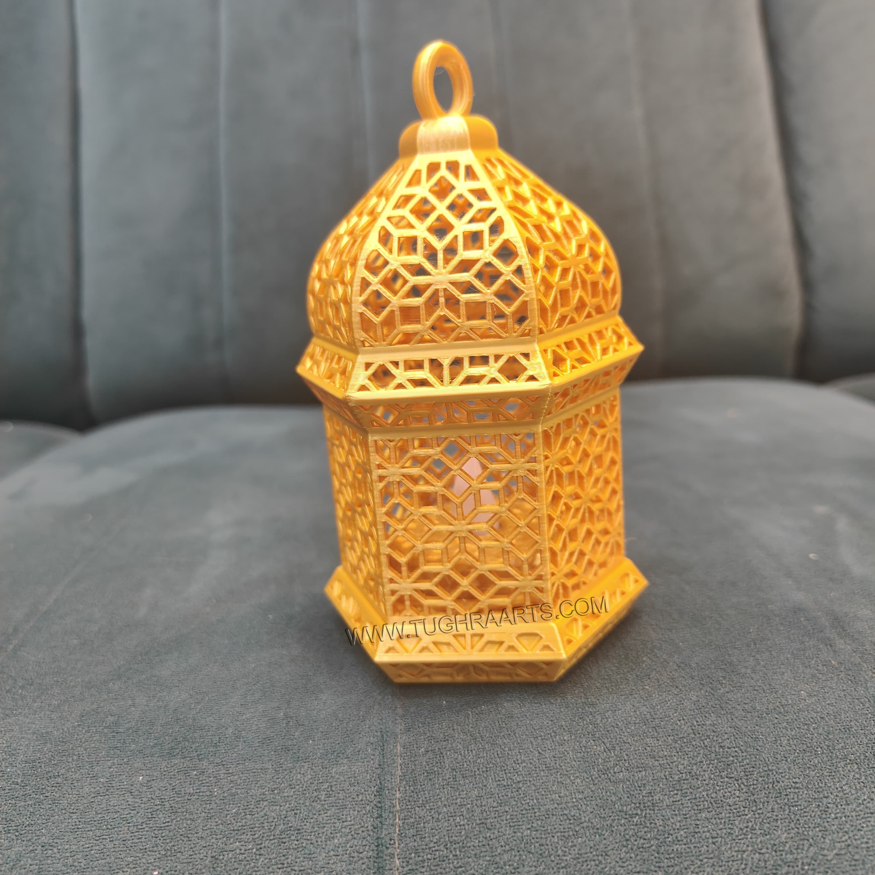 3D Printed Arabic Mini Lantern LED Lamp