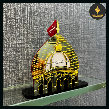 Karbala Sharif &amp; Ajmer Sharif Gumbad Naqsh Car dashboard | Islamic Car decor