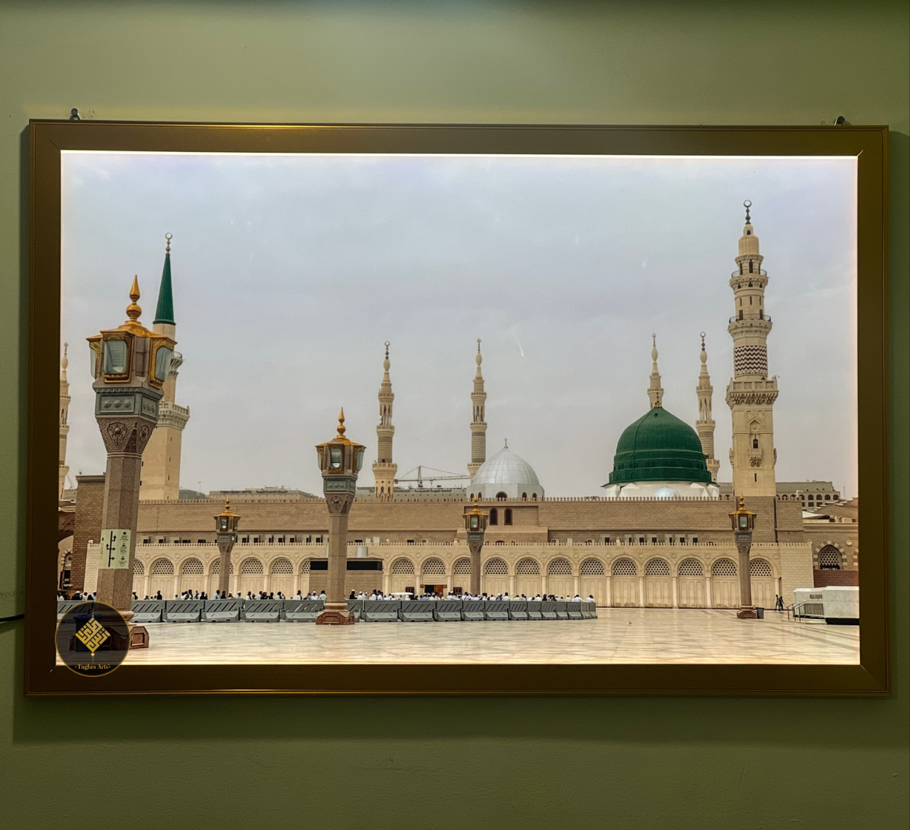 Masjid E Nabawi | Madina Sharif LED Light Frame Islamic Wall Art