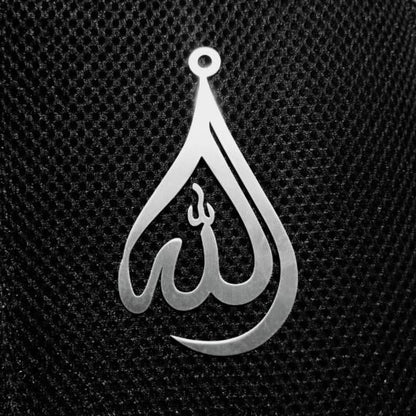 “Allah Name” Car Hanging in Stainless Steel