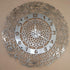 Naad e Ali Wall Clock in Stainless steel