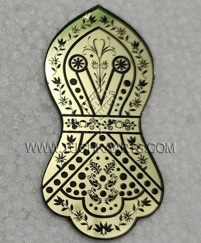 Unique Nalain Paak Brooch in Acrylic, islamic gift