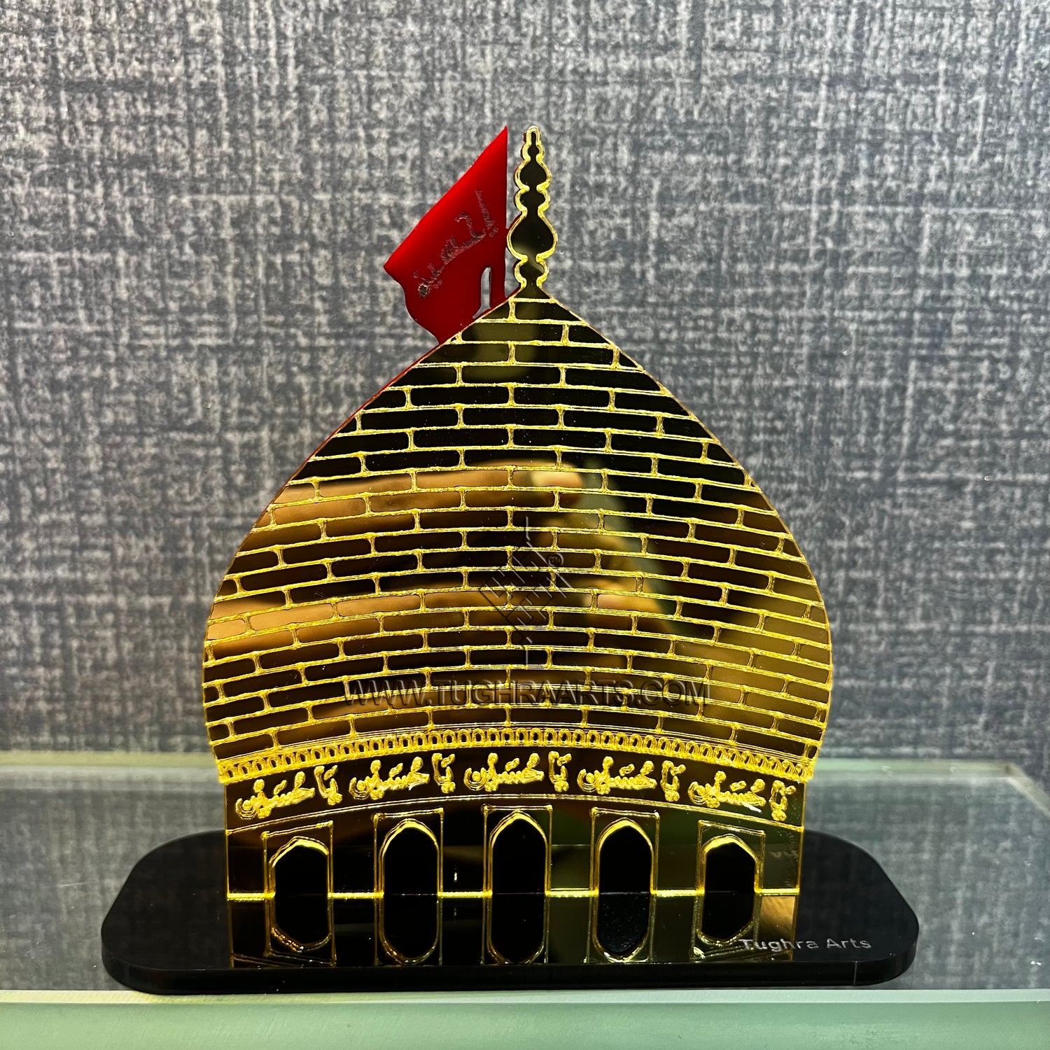 Imam Hussain | Karbala Gumbad Naqsh Car dashboard | Islamic Car decor