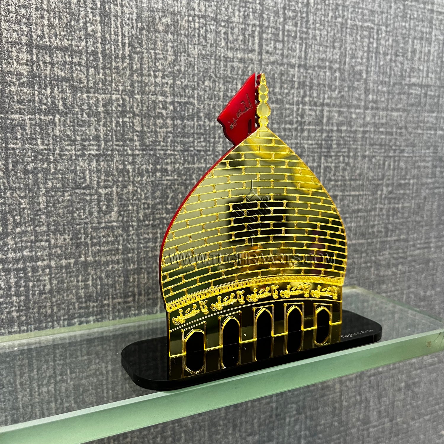 Imam Hussain | Karbala Gumbad Naqsh Car dashboard | Islamic Car decor