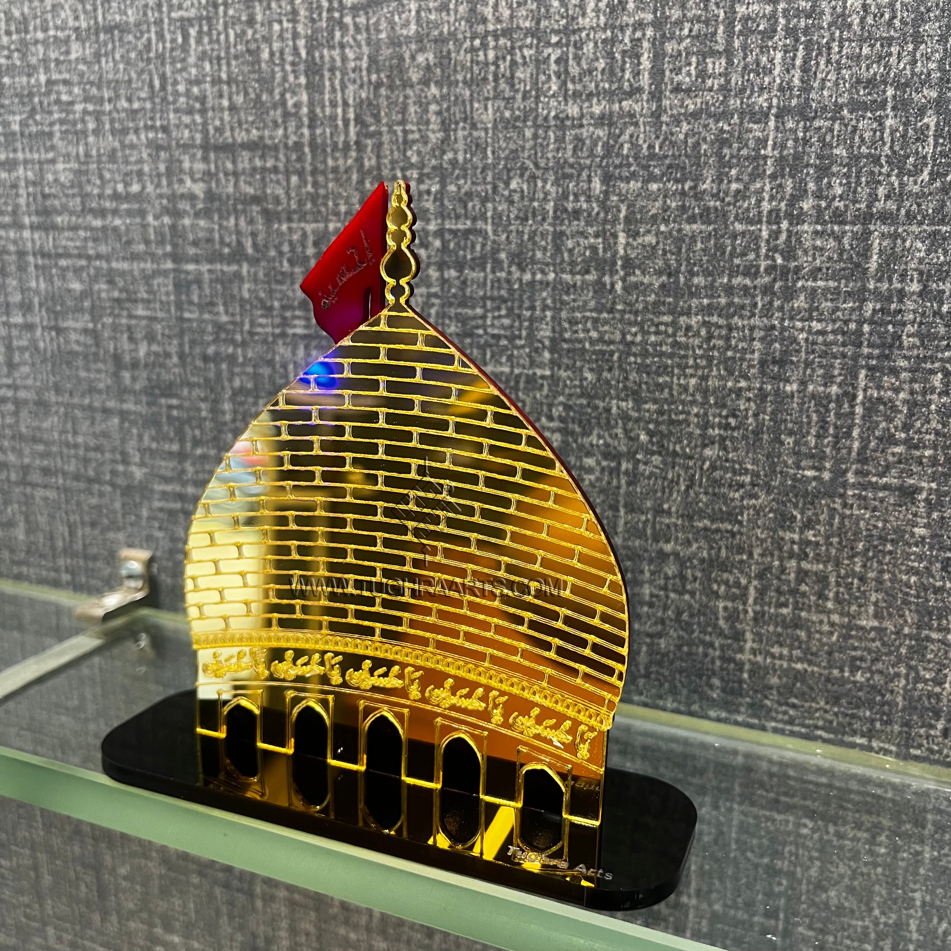 Imam Hussain | Karbala Gumbad Naqsh Car dashboard | Islamic Car decor