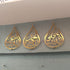SubhanAllah Alhamdulillah AllahuaAkbar calligraphy in drop shapestainless steel islamic wall art by tughra arts