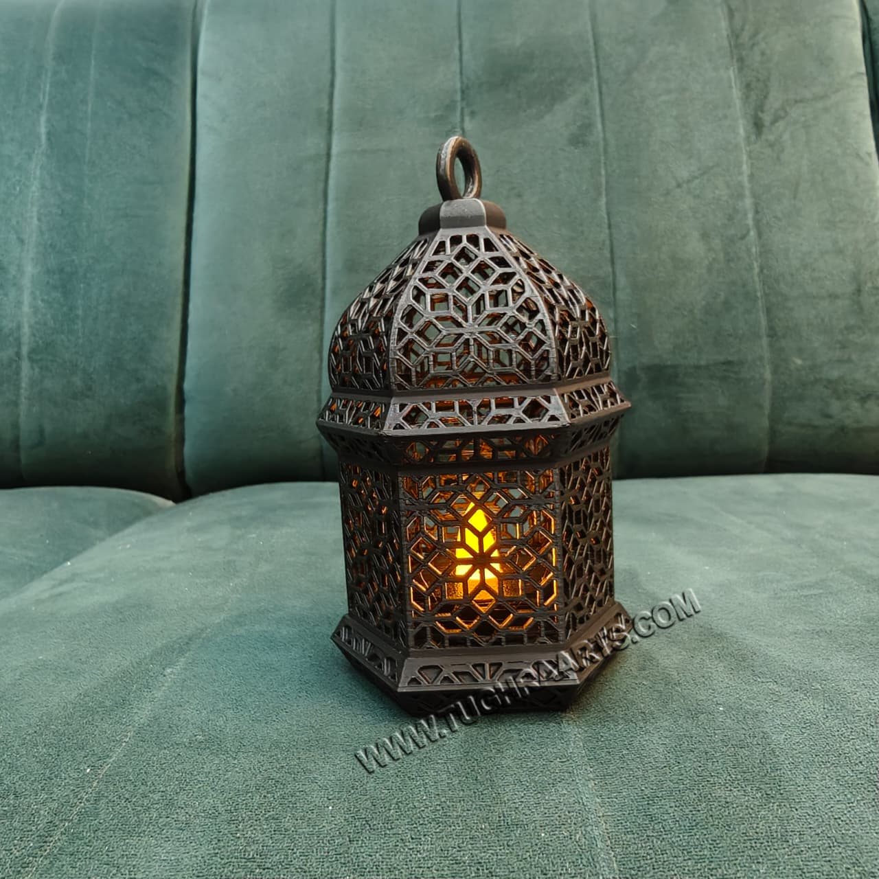 3D Printed Arabic Mini Lantern LED Lamp