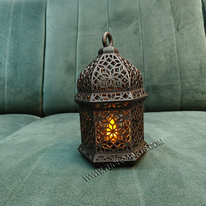 3D Printed Arabic Mini Lantern LED Lamp