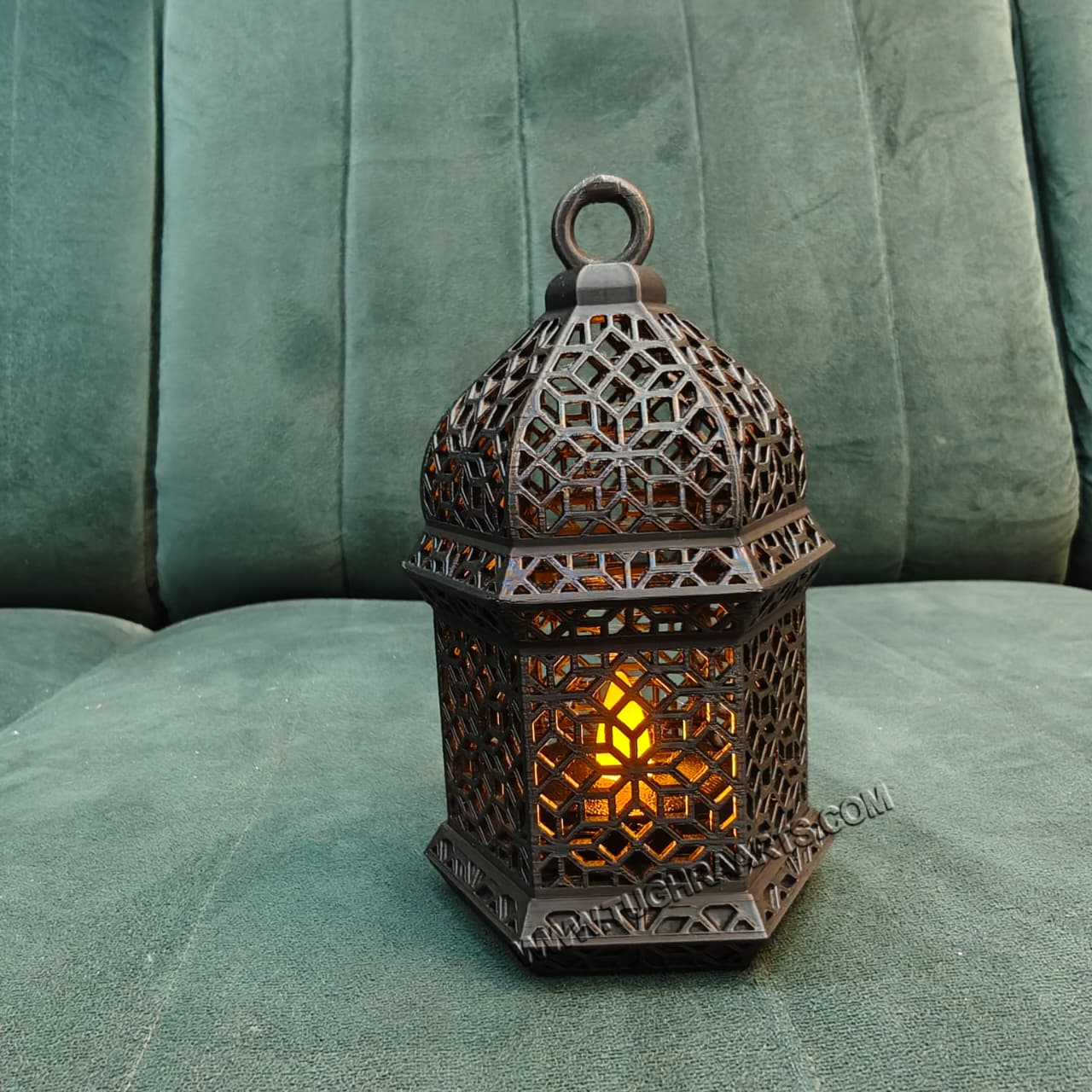 3D Printed Arabic Mini Lantern LED Lamp