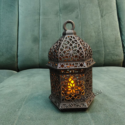 3D Printed Arabic Mini Lantern LED Lamp
