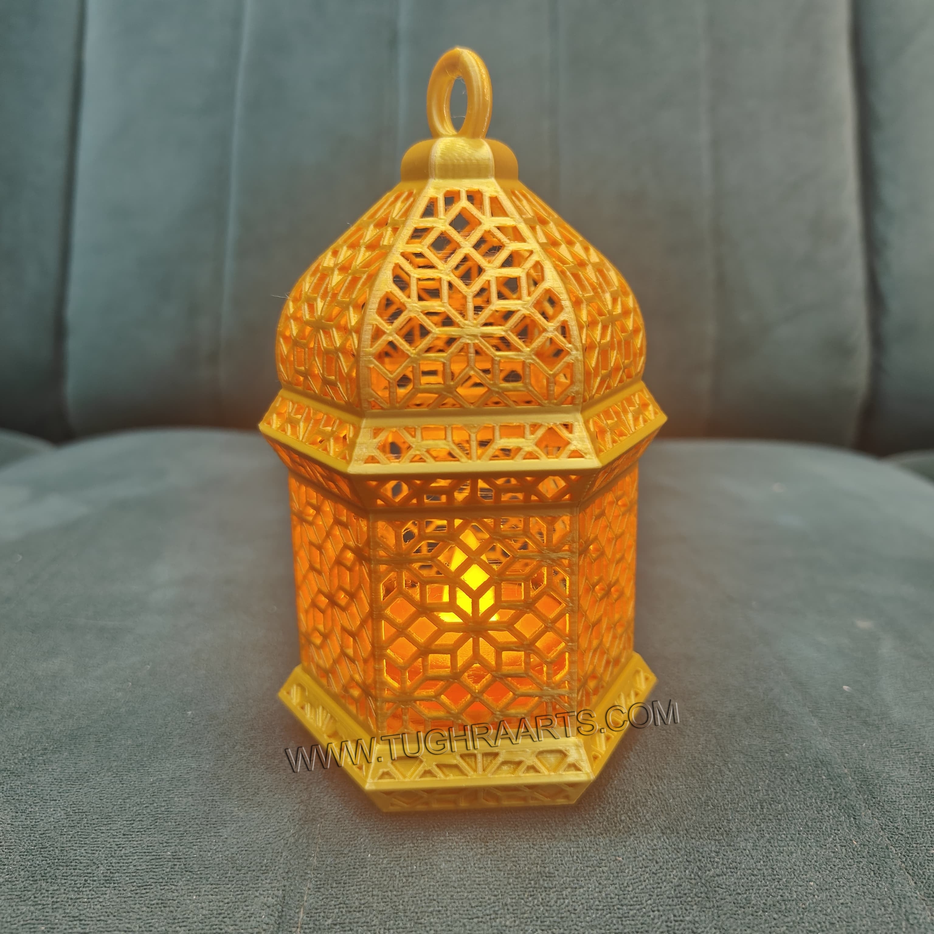 3D Printed Arabic Mini Lantern LED Lamp