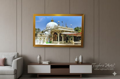 Khwaja Garib Nawaz | Ajmer Sharif Dargah LED Light Frame Islamic Wall Art