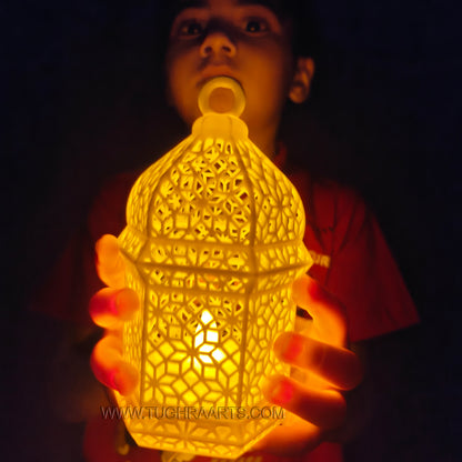 3D Printed Arabic Mini Lantern LED Lamp