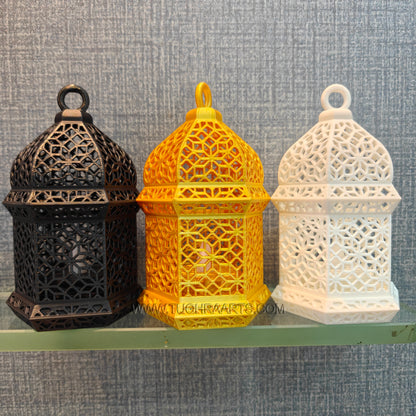 3D Printed Arabic Mini Lantern LED Lamp