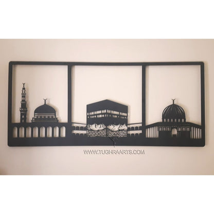 Masjid Al Aqsa, Masjid Al Haram, Masjid An Nabawi in Stainless Steel